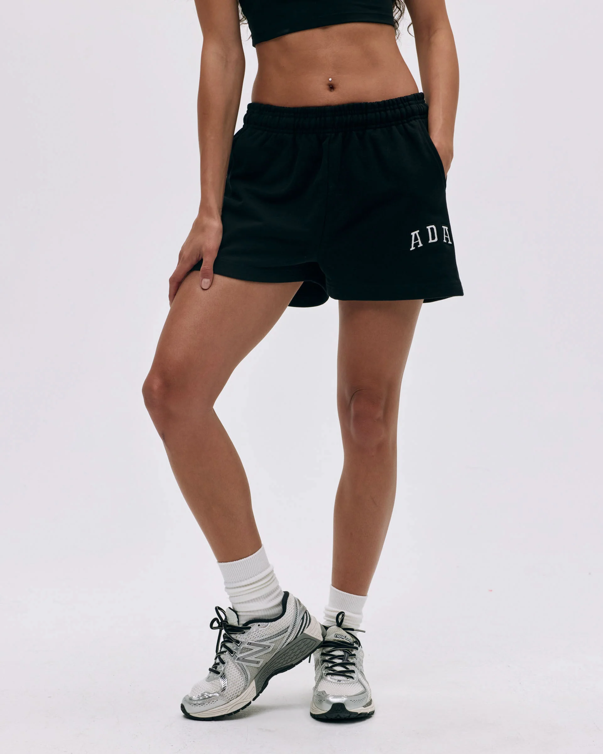 ADA Sweat Shorts - Black - Image 5