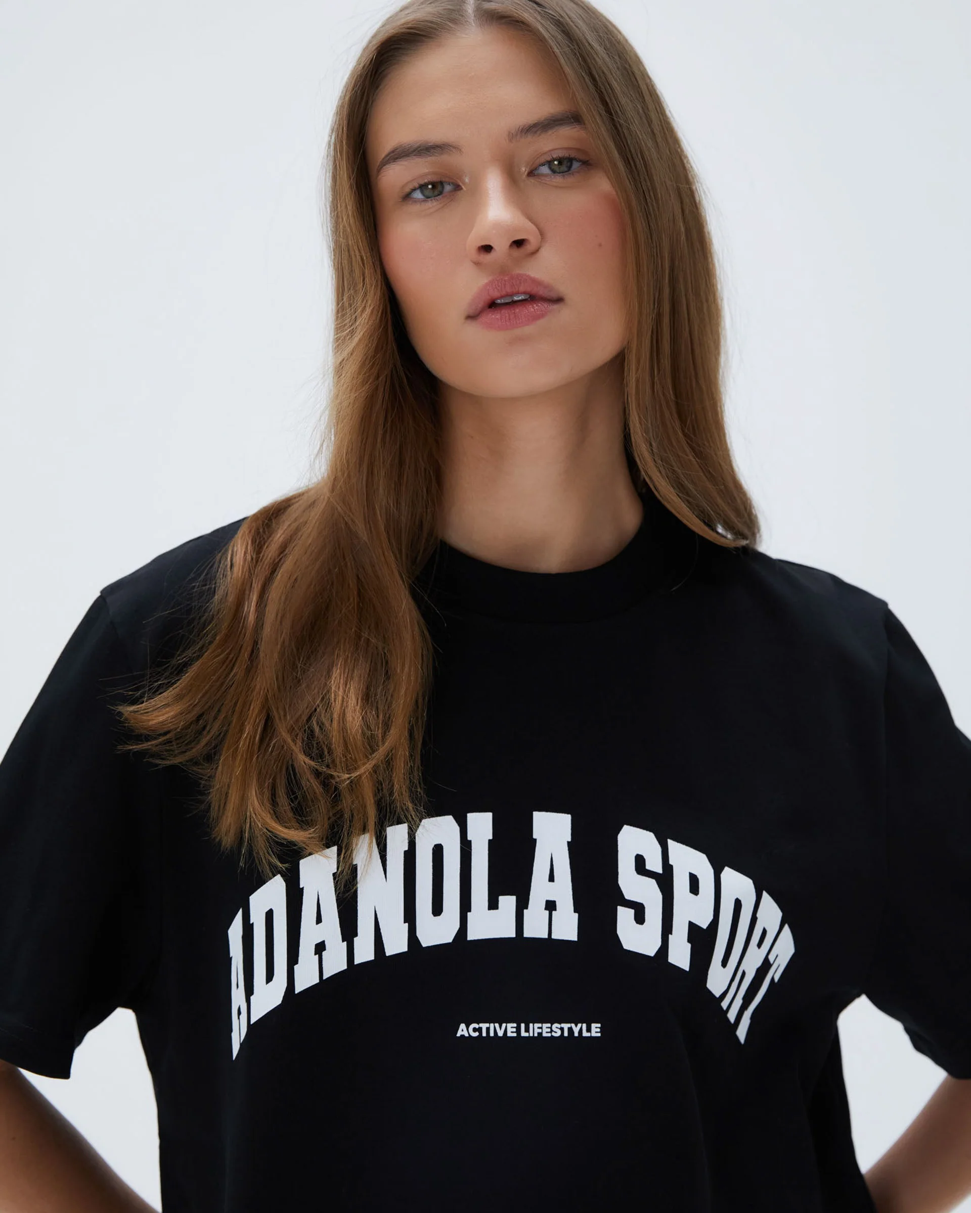 AS Short Sleeve Oversized T-shirt - Black/White - Image 3