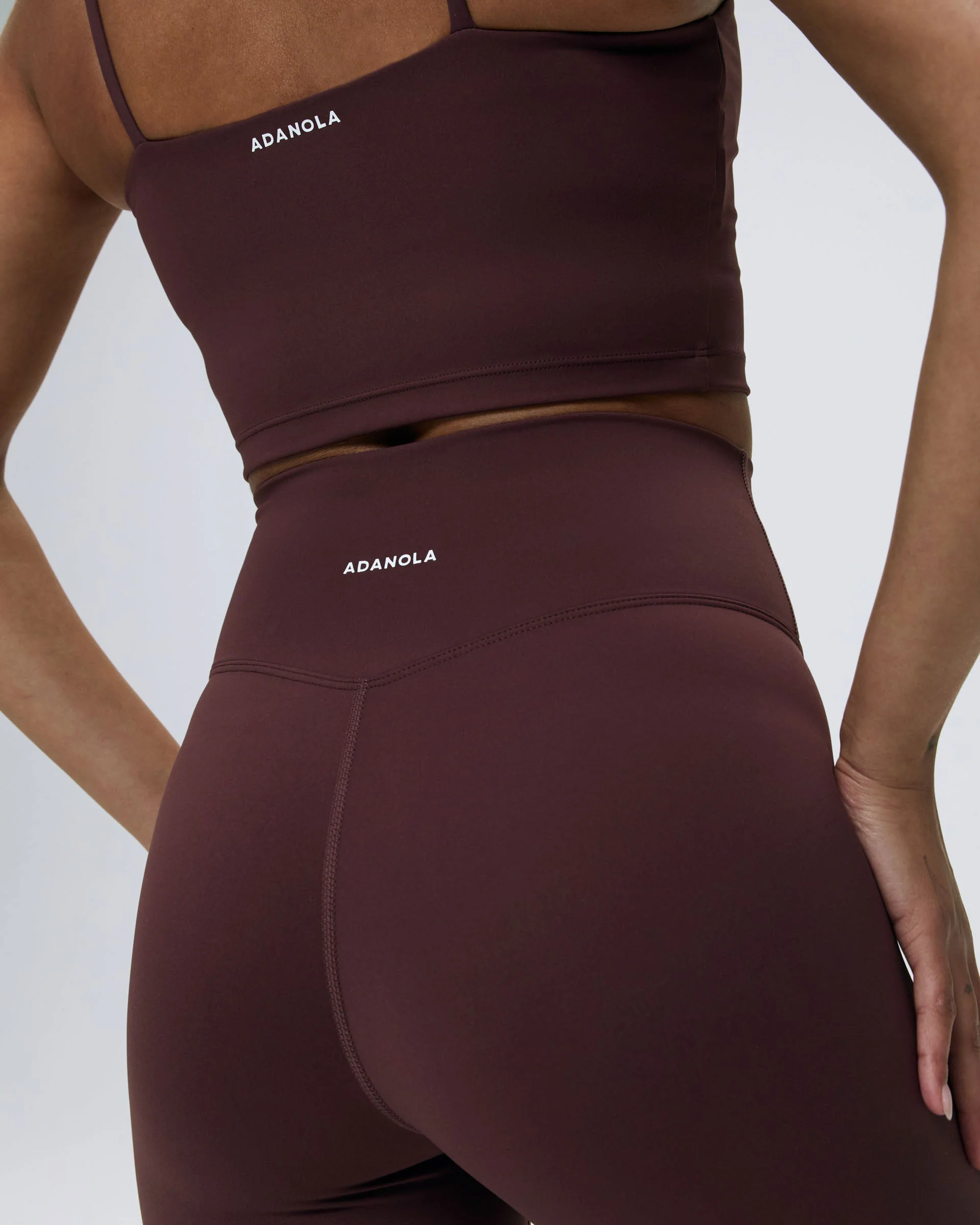 Ultimate Crop Shorts - Burgundy - Image 3