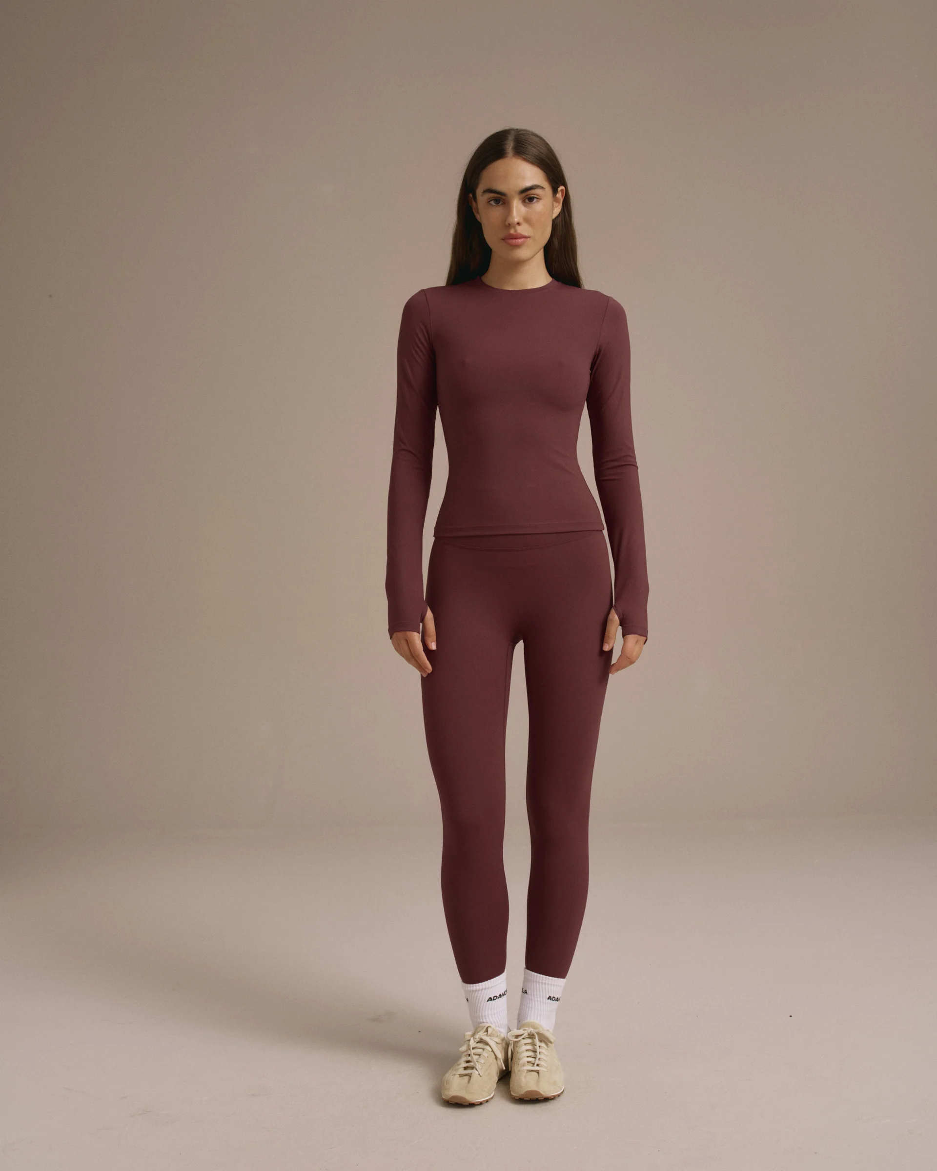 Ultimate Long Sleeve Top - Burgundy - Image 4