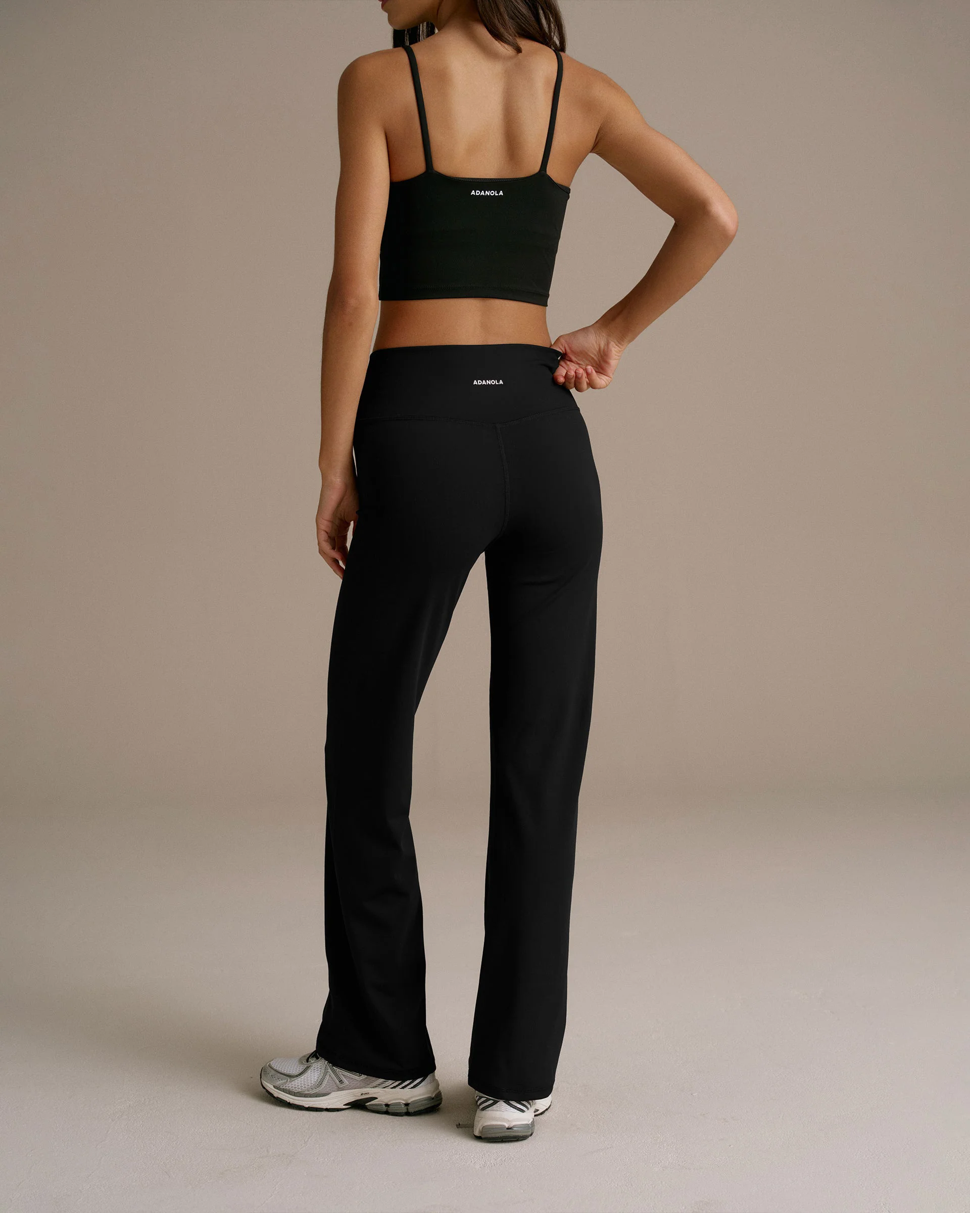 Wrap Over Yoga Pant - Black - Image 2