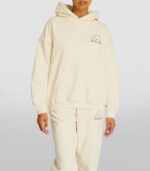 ADANOLA Cotton Logo-Print Oversized Hoodie