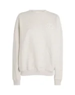 Adanola White Relaxed Vacation Sweatshirt