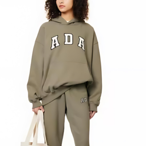 ADANOLA Oversized-fit organic-cotton hoody