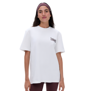 Trail Short Sleeve Oversized T-shirt - White